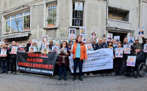 614. F Oturması: Ağır hasta mahpus Ergin Aktaş serbest bırakılsın