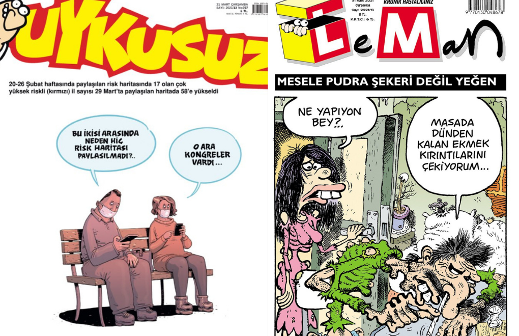 Mizah dergilerinden risk haritası ve "pudra şekeri" kapağı