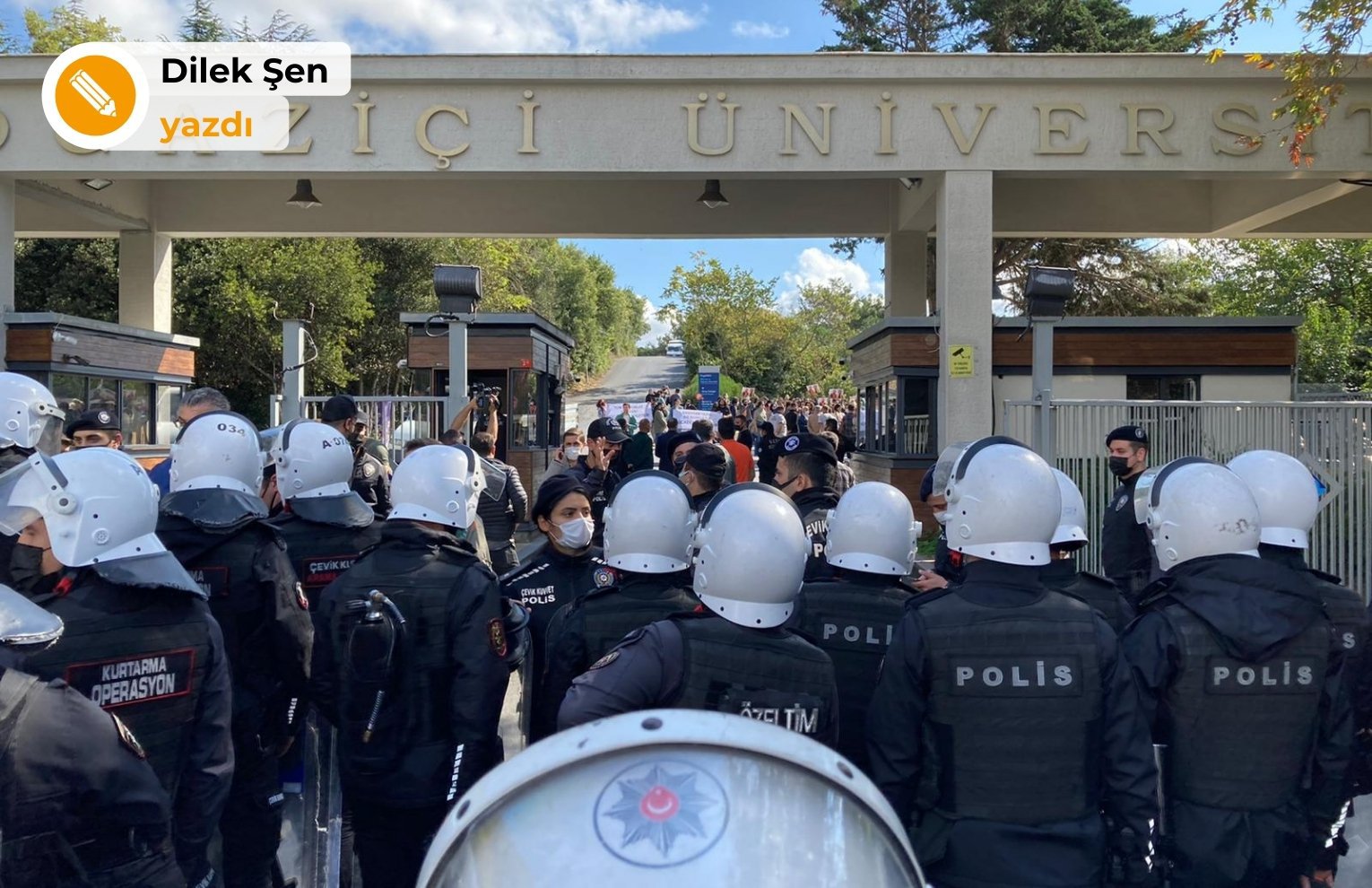 Arkadaşları tutuklanan Boğaziçililer eylemde: 14 gözaltı