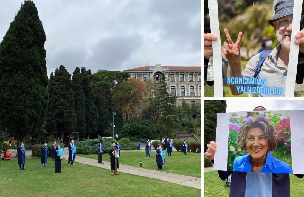 Boğaziçili akademisyenler 214. kez rektörlüğe sırtını döndü