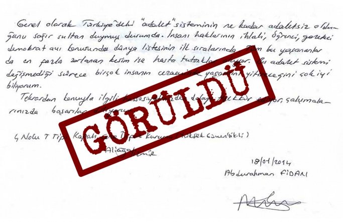 AYM, tutuklunun mektubunun UYAP'a kaydedilmesini hak ihlali saydı